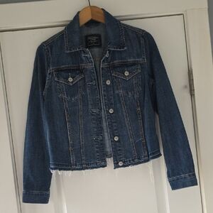 Abercrombie & Fitch Medium Blue Denim Jacket